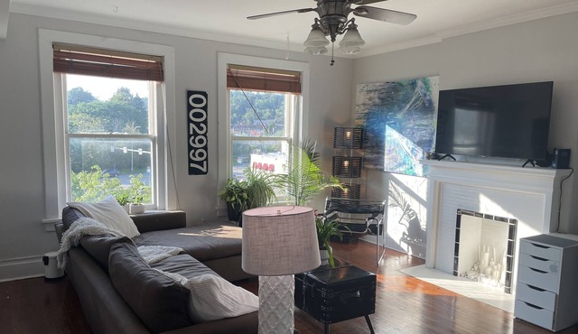 Top floor, Corner Unit Condo in Historic Building Downtown Carnegie