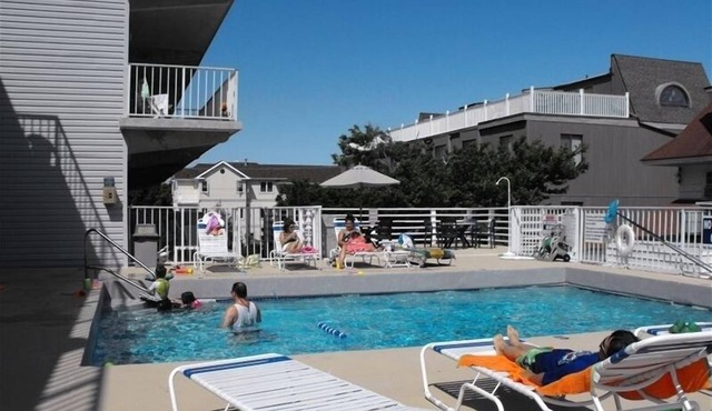 Top Floor - Elevator, 2 Bed,1 Bath, 1 Block to Beach, POOL!