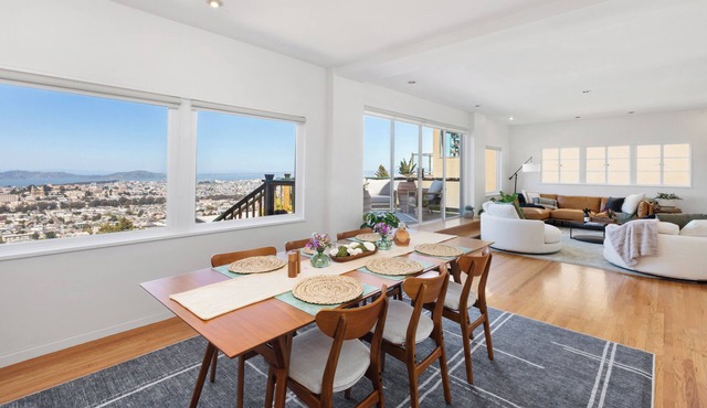 Top of SF Home with Panoramic City Views