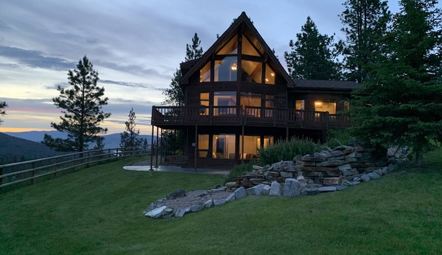 Top of the World cabin at Flathead Lake