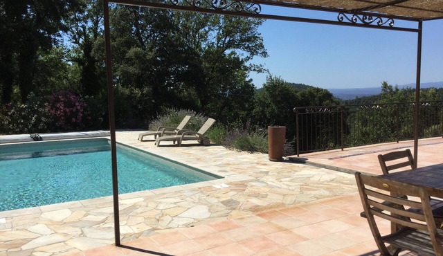 Top of villa air-conditioned private pool panoramic view