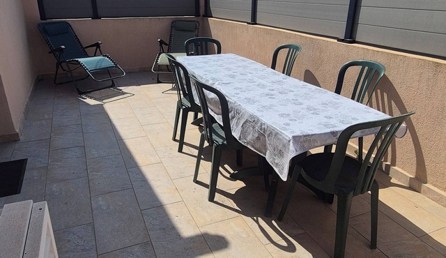 Top of villa in charming Provencal village