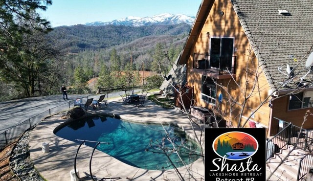 Top Private Oasis, Pool, Hot Tub - Shasta Lakeshore Retreat #8B