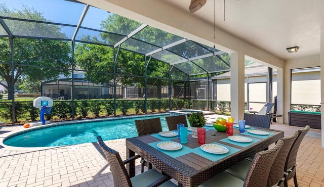 Top-Rated Amazing Villa! Salt💧Pool, Game Room + Pool Heat, BBQ & Baby Gear