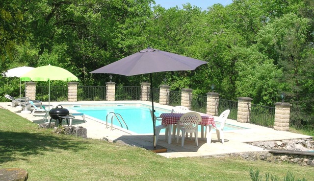 Totally Secluded Stone Cottage with Private Pool, 2 acres of Garden and Woodland