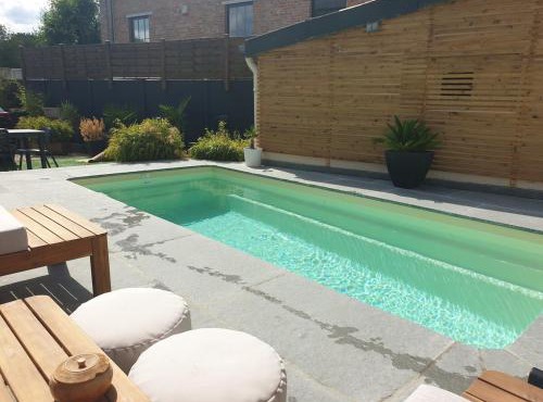 Town center Kéroussel house - 6 people - 2 Bedrooms - Swimming pool