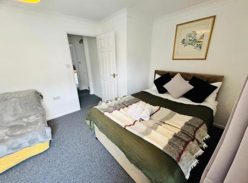 Town centre with parking