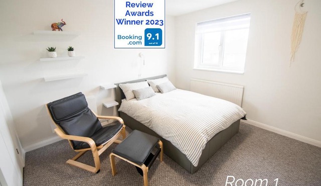 Town House Chantry - With Self Check In and Free Parking - Rooms at ipswichdigs