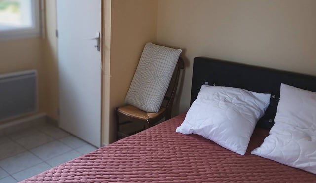 Town house with large parking area