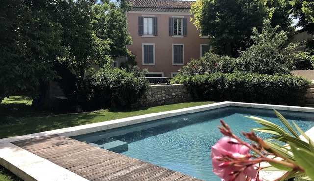 Town house with swimming pool and private garden