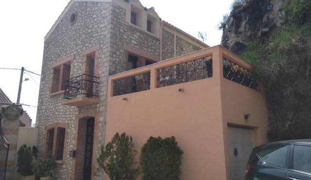 Town house with terrace