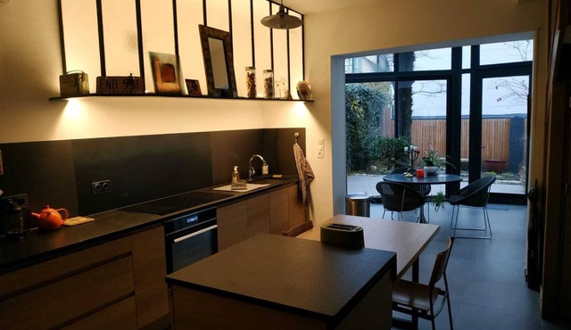 Town house with terrace