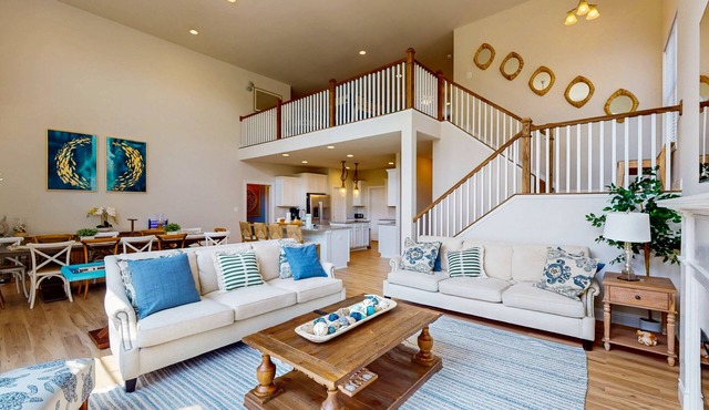 Town of Ocean View Bay Dreams home w/water views, bike to beach