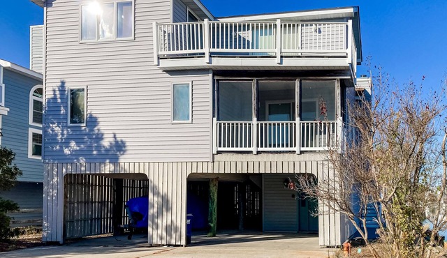 Town of South Bethany enchanting canal-front retreat with decks & amazing views