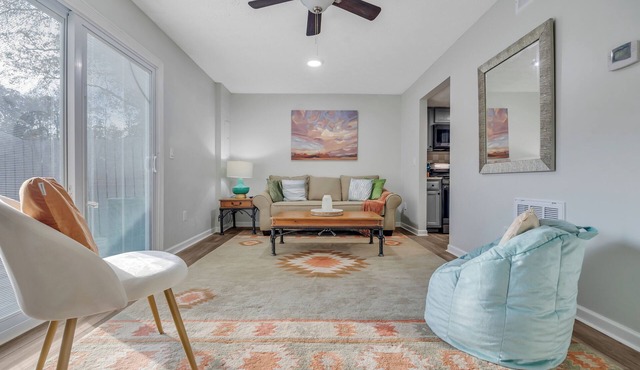 Townhome in ATL Suburbs + Backyard + Parking!