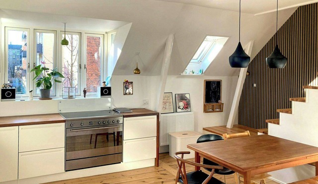 Townhouse with private courtyard in Frederiksberg