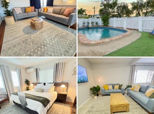 Townsville Home Pool2xLiving2xCarGarage with AC&TV's