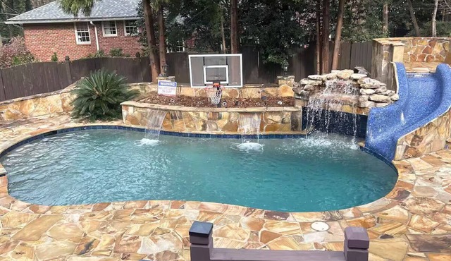 tPrivate Buckhead Estate Pool, Game Room, Custom Kitchen