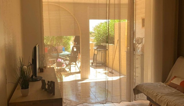 Très Jolie Appartement à 400m de la Plage 34m2 Dans Résidence Sécurisée