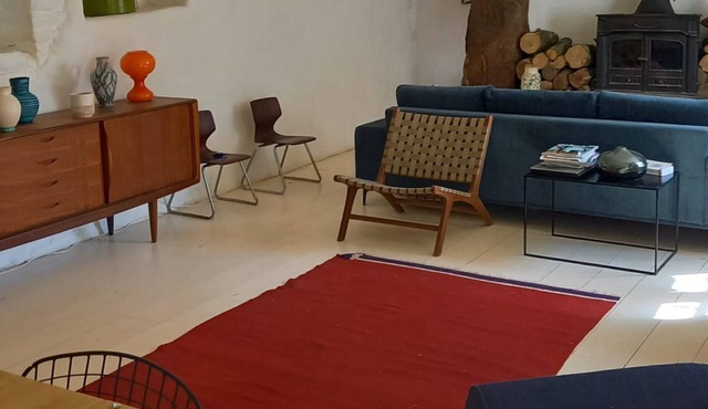 Traditional farmhouse, sea and countryside