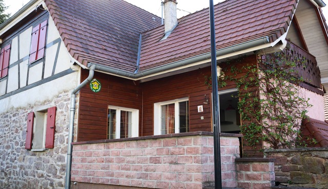 Traditional gîte in a typical Alsatian house