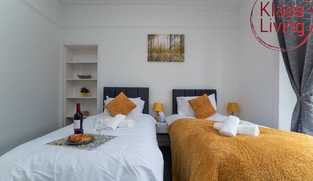 Traditional ground floor apartment with main door entrance.