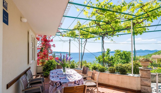 Traditional house in Trsten, an idyllic place near Dubrovnik.