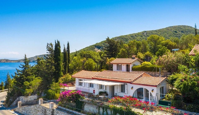 Traditional Ithacan House with Spectacular Views near Beach and Tavernas