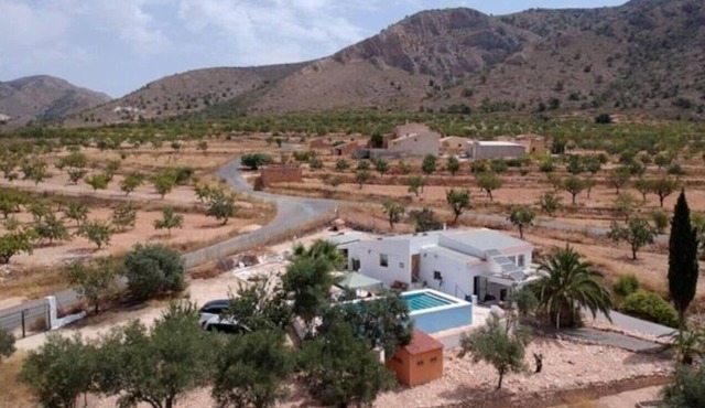 Traditional Spanish cave house in Alguena