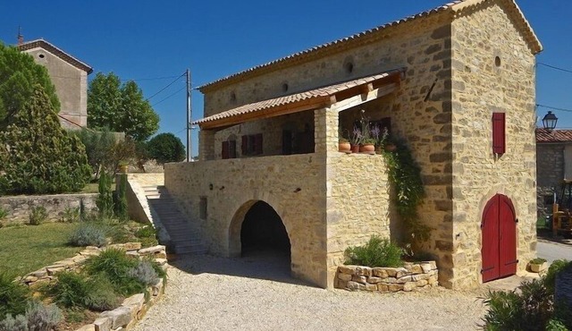 Traditional stone farm-house near Vallon Pont d'Arc