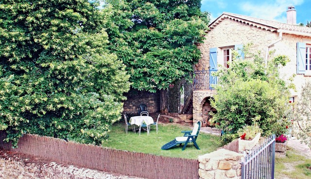 Traditional stone house in a rural and quiet area