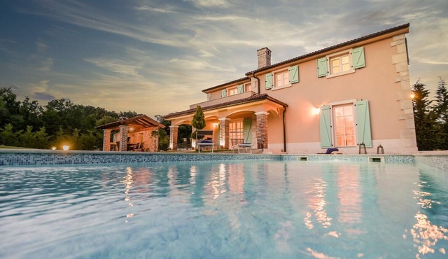 Traditional style Villa Plasa* with an outdoor pool on Krk