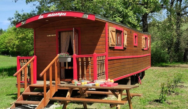 Traditional Trailer at Domaine de la Trille