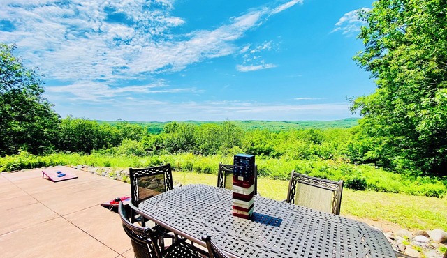 Trail Access! Private Hilltop Cabin with Big Valley Views