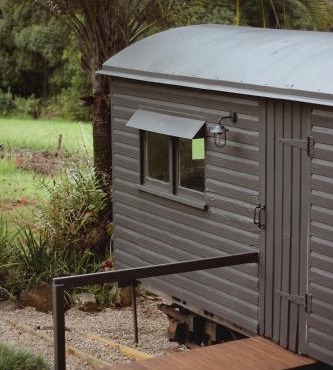 Train Carriage Tiny Home in the Byron Hinterland