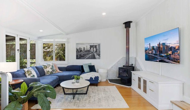 Tranquil 2-Bed Family Home with Deck Among Trees