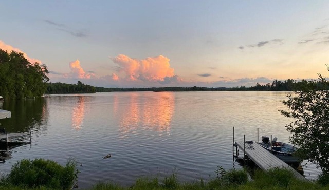 Tranquil cabin on High Lake and nestled in the Northern Highland National Forest