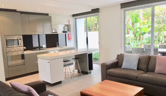 Tranquil, garden view villa