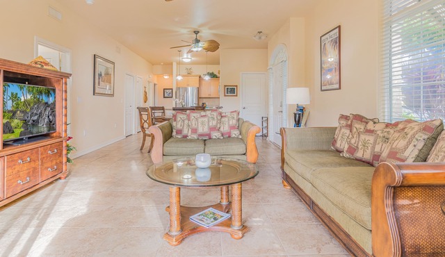 Tranquil Kai Lani 8B: 3BR w/Pool Views, Resort Amenities, Ideal for Families