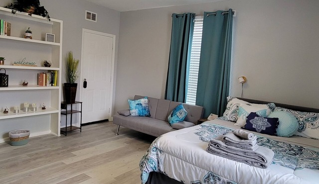 Tranquil Oasis close to TWU & UNT Modern 1 Bedroom Private Apartment