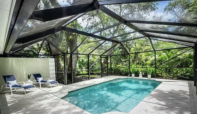 Tranquil orchid island pool home