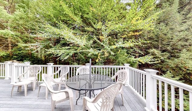 Tranquil river-view home with gorgeous nature views, firepit, grill & fireplace