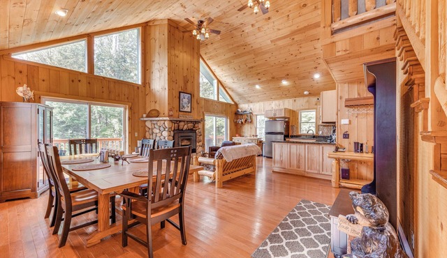 Tranquil Thornton Cabin: Deck, Views & Game Room!