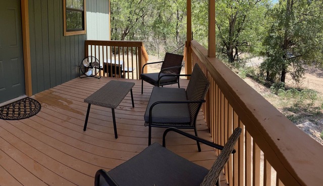 Traveler Creek Inn nestled in the woods