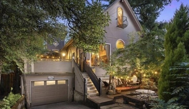 Treasured Moroccan doors influence this 1890’s remodeled church! Wedding venue!