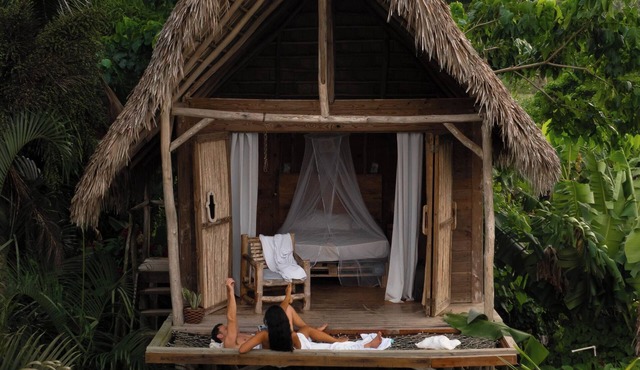 Tree house in the Dominican jungle