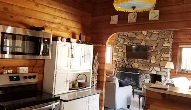 Tree swing, Outdoor dining with Stream and Fire Pit, Large Yard, Sunroom, Trail