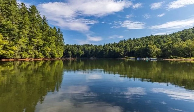 Treehouse on the Lake! Direct Lakefront Home with Private Dock on Lake Glenville