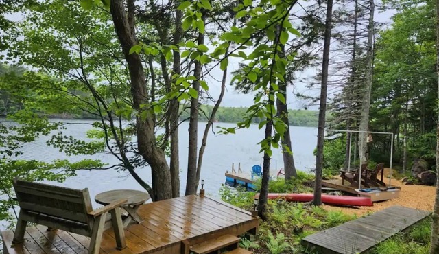 Treehouse overlooking the lake
