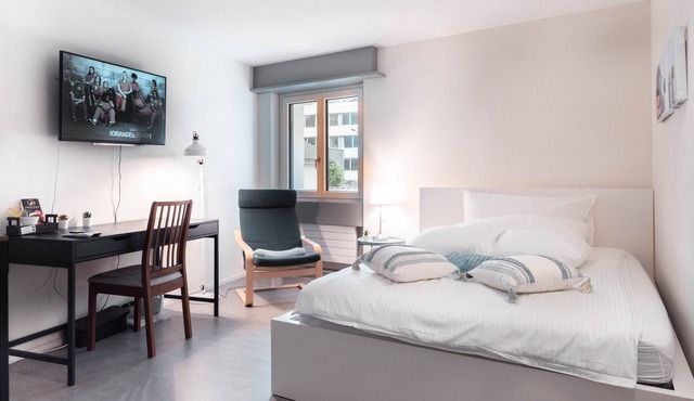 ★trendy 1 BR-Apt with Netflix "stylish blue"★